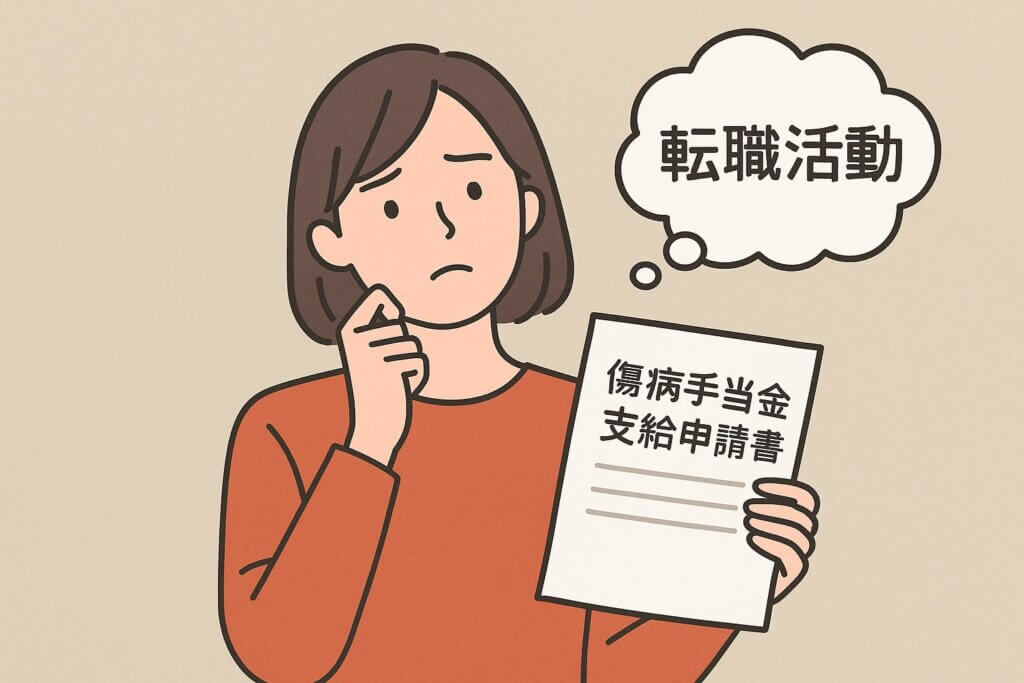 傷病手当金受給中の休職中に転職活動したらバレる？求職活動のグレーな境界