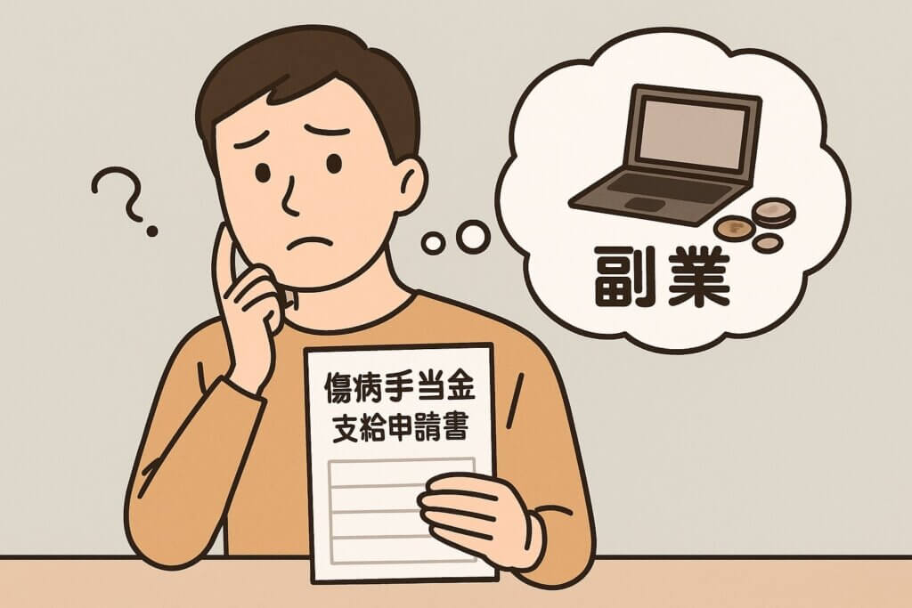 傷病手当金を受給中に副業してもいい？OKなケース・NGなケースを徹底解説！