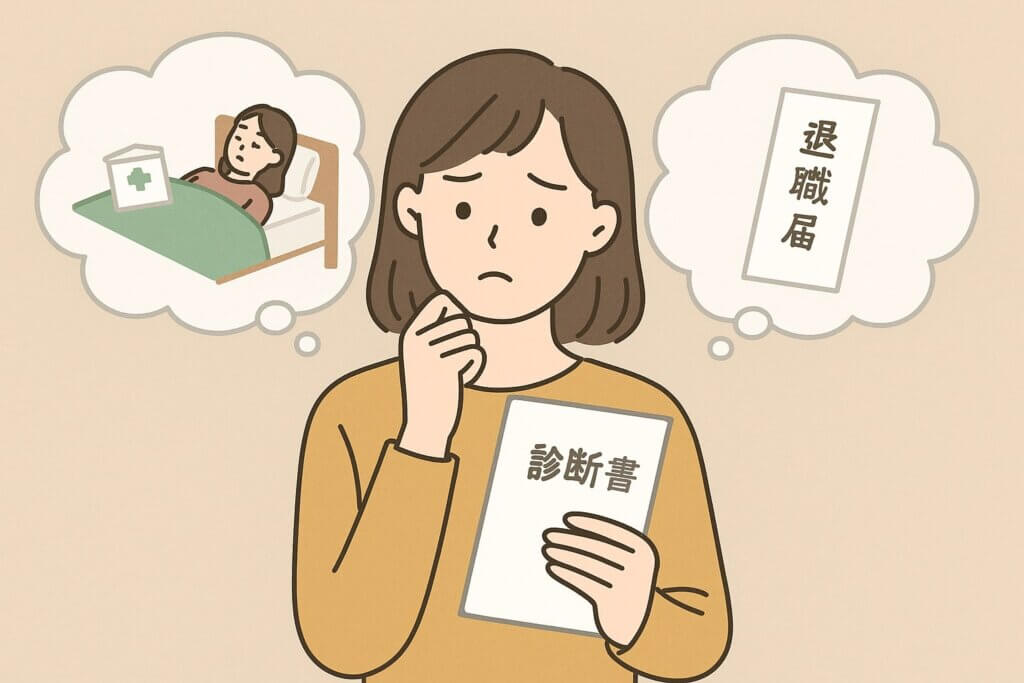 休職と退職どっちがいい？うつや適応障害で迷ったときの判断ポイントと使える制度まとめ