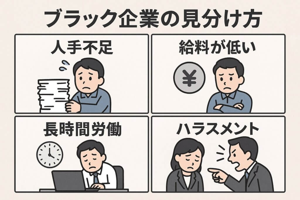ブラック企業の見分け方｜入社前・面接・初日・退職時の“危険サイン”と対処法を解説