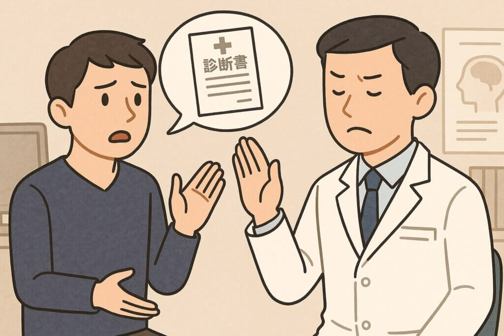診断書がもらえないのはなぜ？心療内科・精神科で断られる理由と対処法