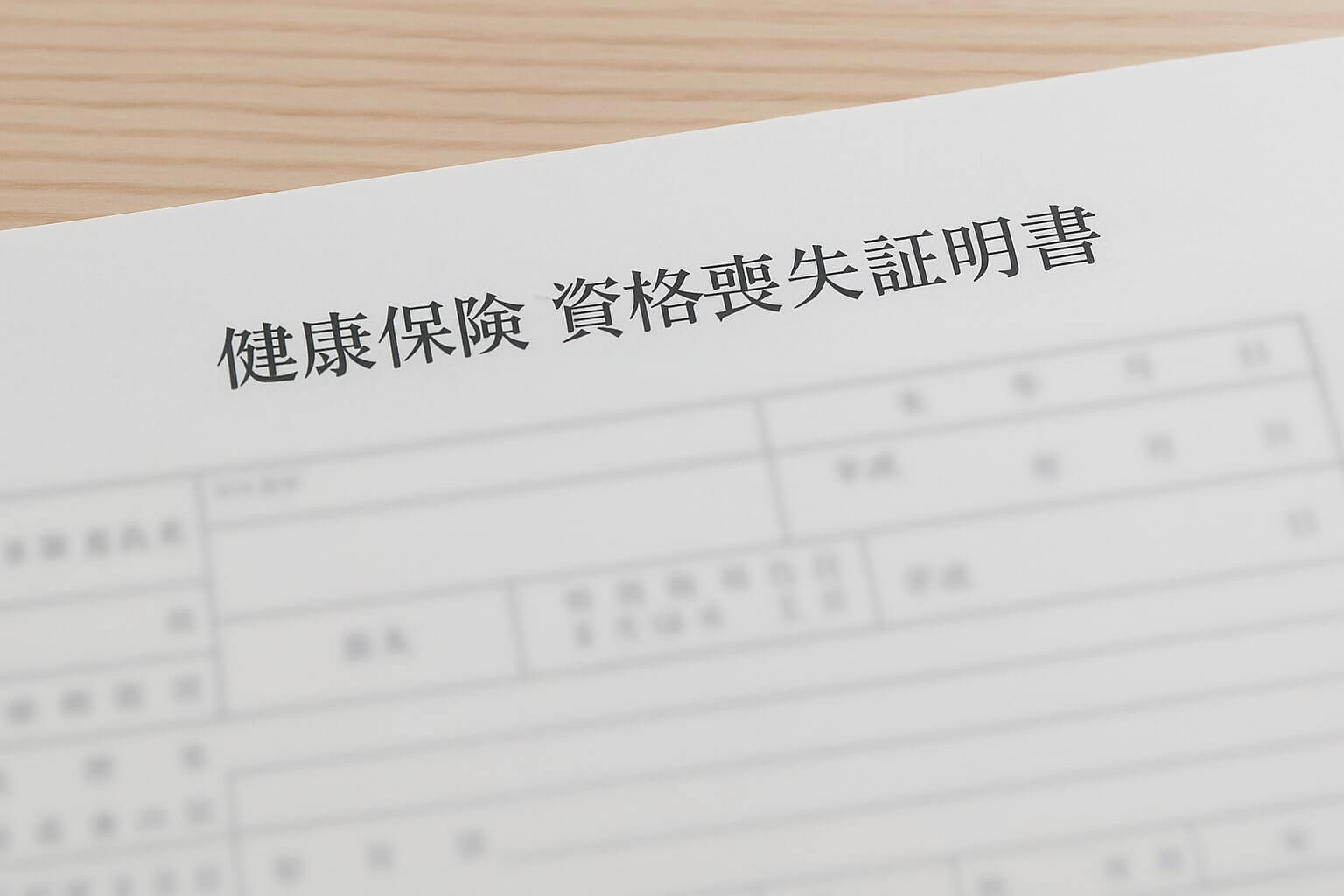 資格 喪失 証明 書